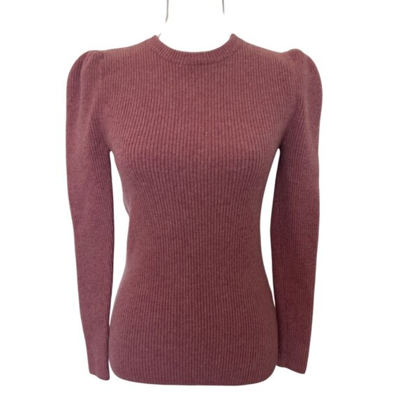 Hatch Giada Ribbed Crew Neck Maternity Sweater Size 1 (Small) - Picture 2 of 10